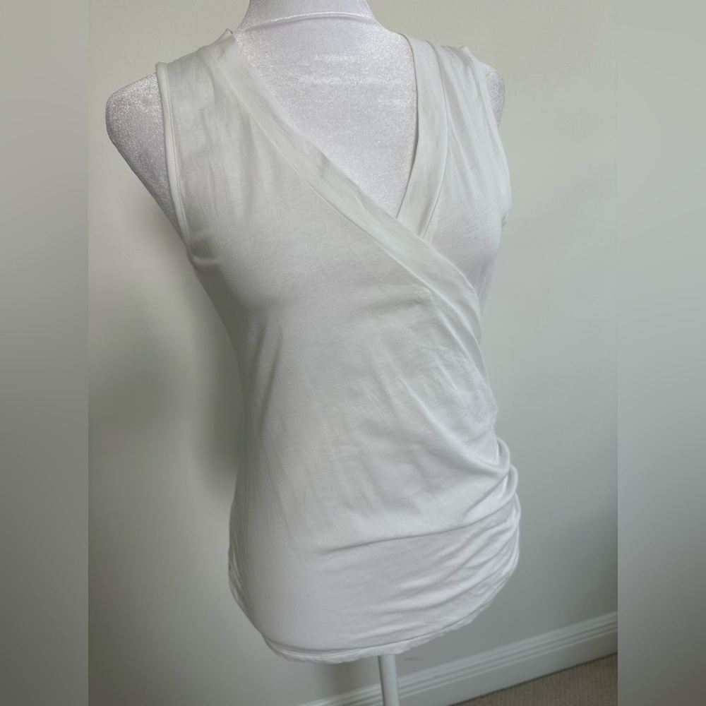 LILLA/P Sleeveless White Top, Size S